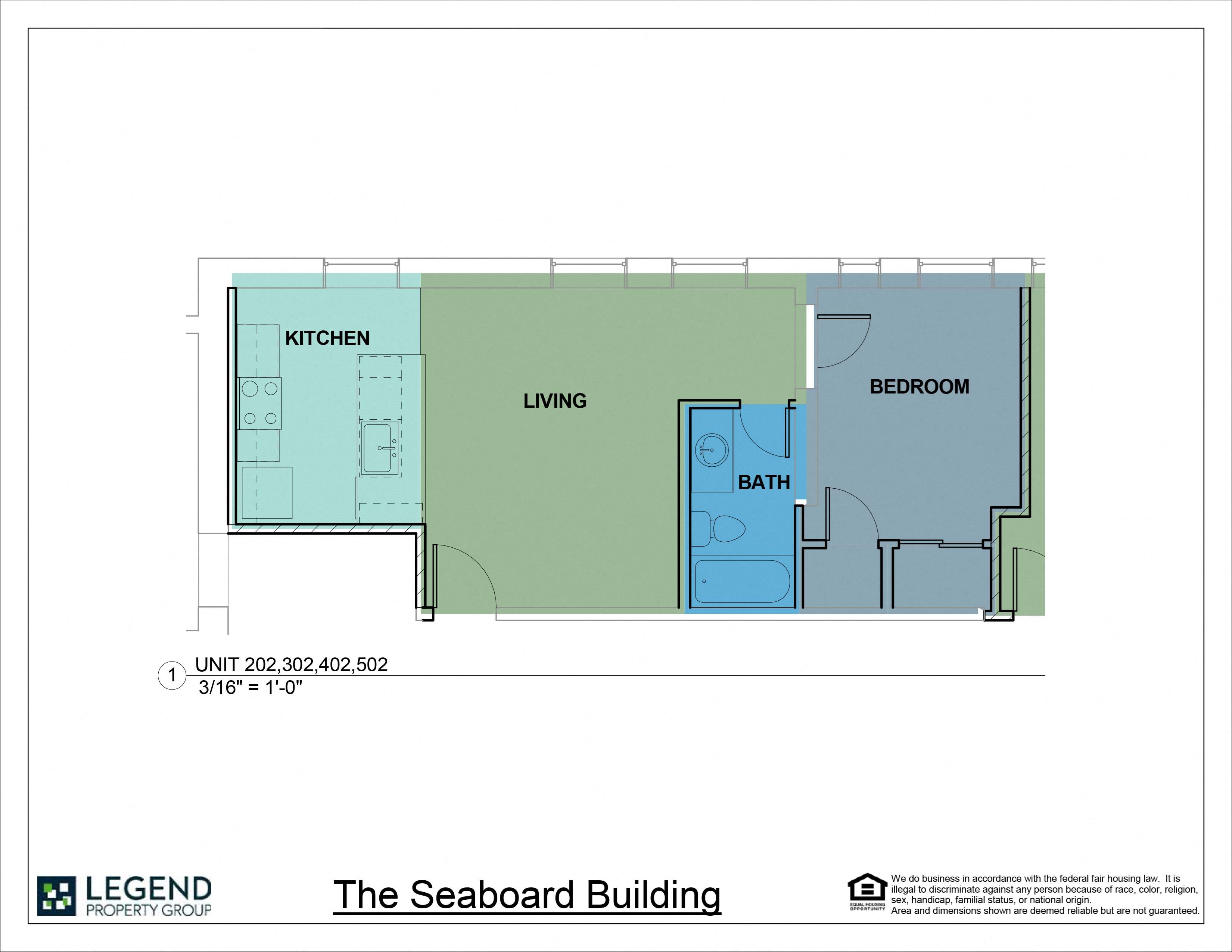 Floor Plans of The Seaboard Building in Portsmouth, VA
